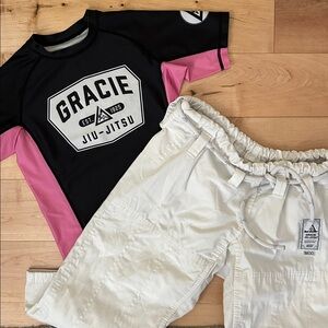 🌱Gracie Jiu-Jitsu Set Kids M00